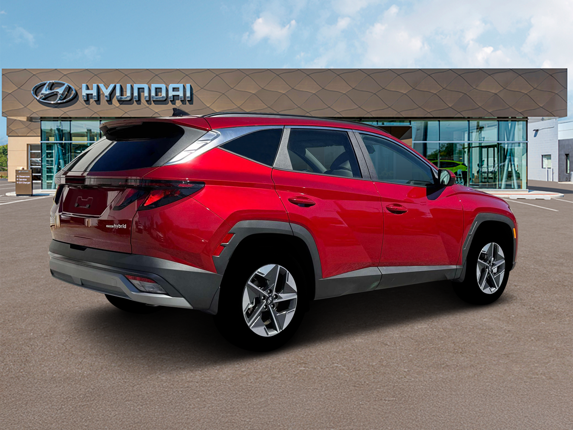 New 2026 Red Hyundai SEL AWD image 8