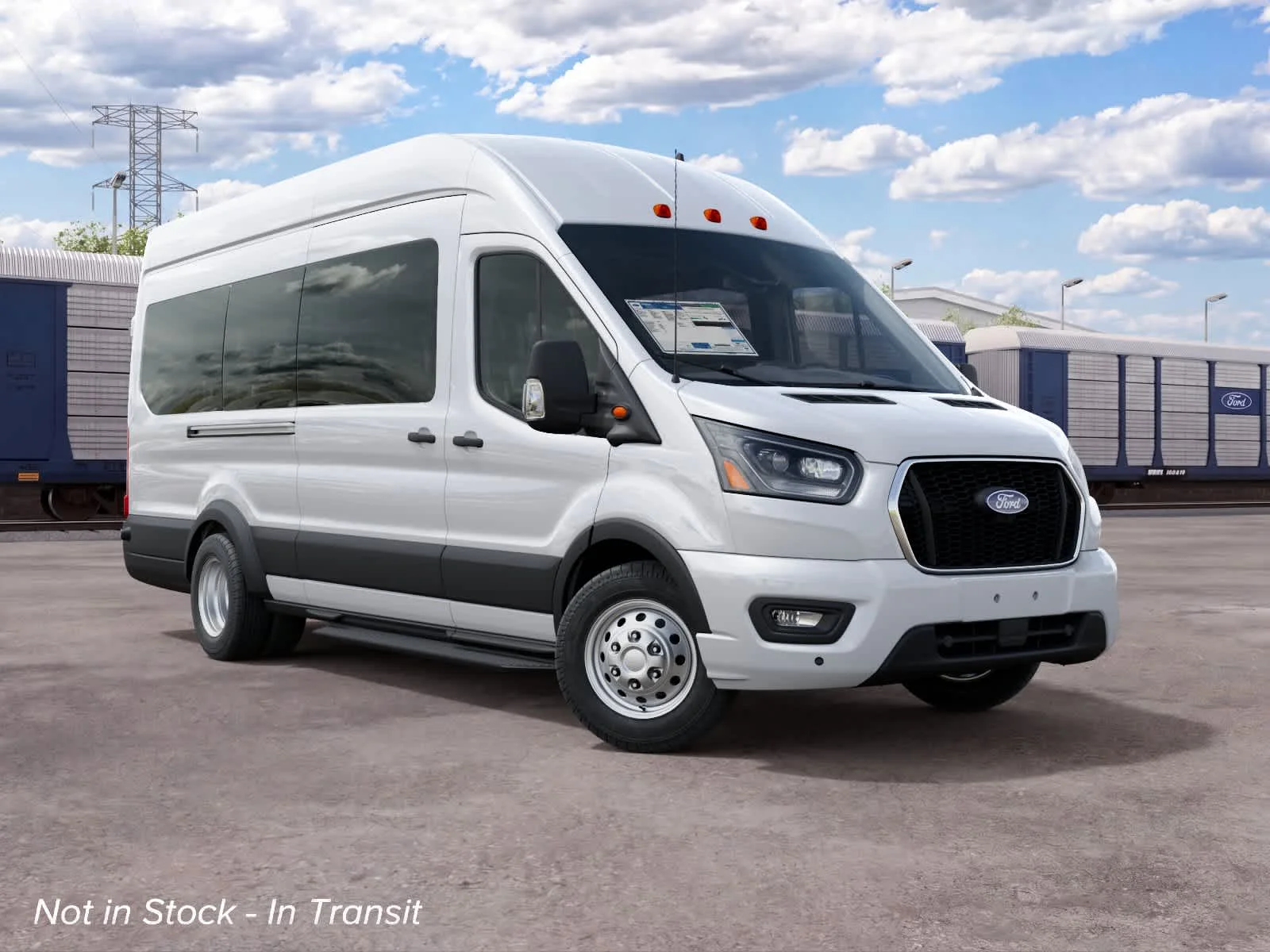 New 2027 Oxford White Ford Passenger Van XLT image 4