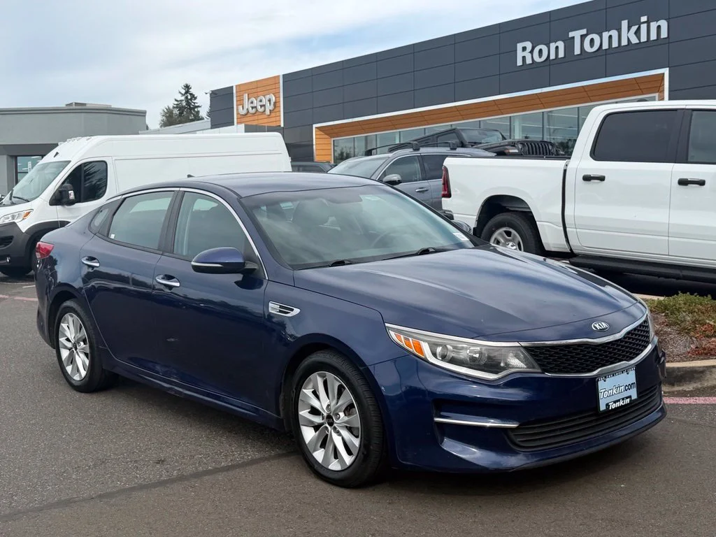 Used 2017 Kia Optima LX with VIN 5XXGT4L37HG174967 for sale in Portland, OR