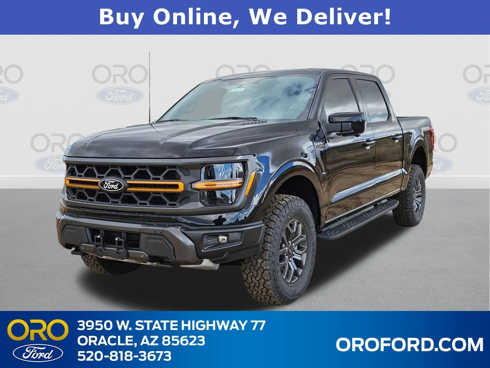 Used 2025 Black Metallic Ford Tremor image 1
