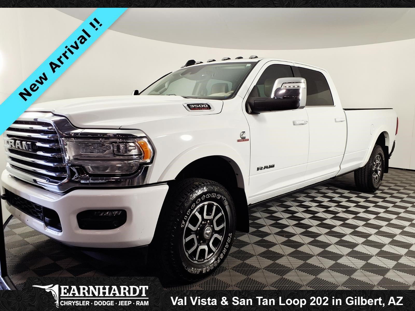 Used 2024 Bright White Clearcoat Ram Longhorn image 1