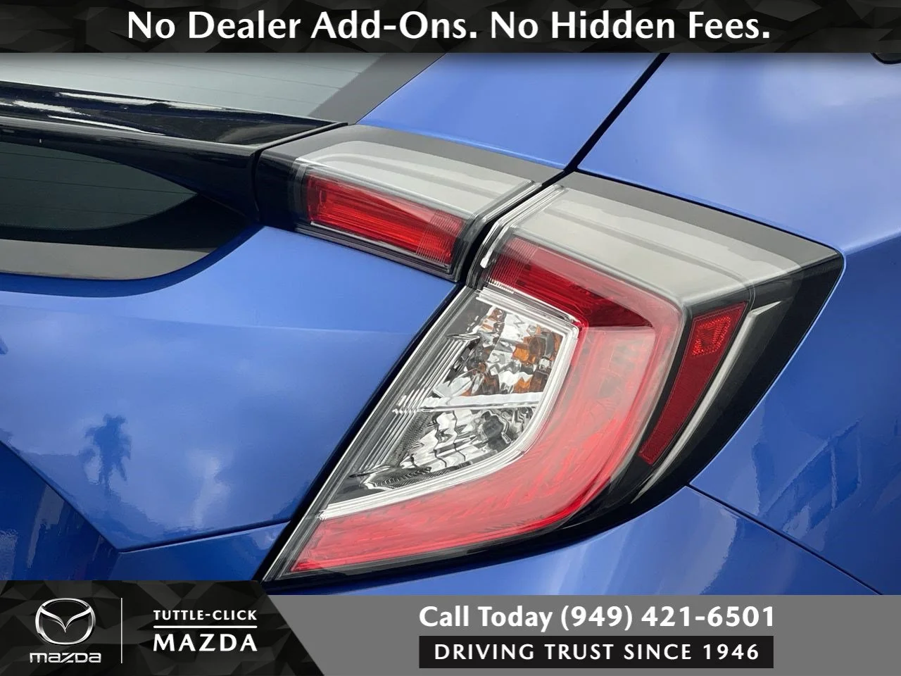 Used 2020 Blue Honda EX image 18