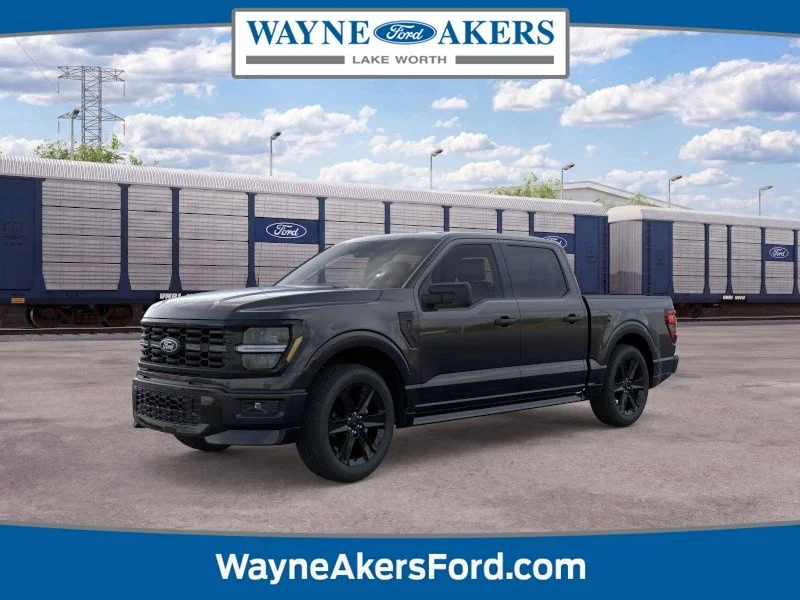 New 2026 Agate Black Metallic Ford STX image 1