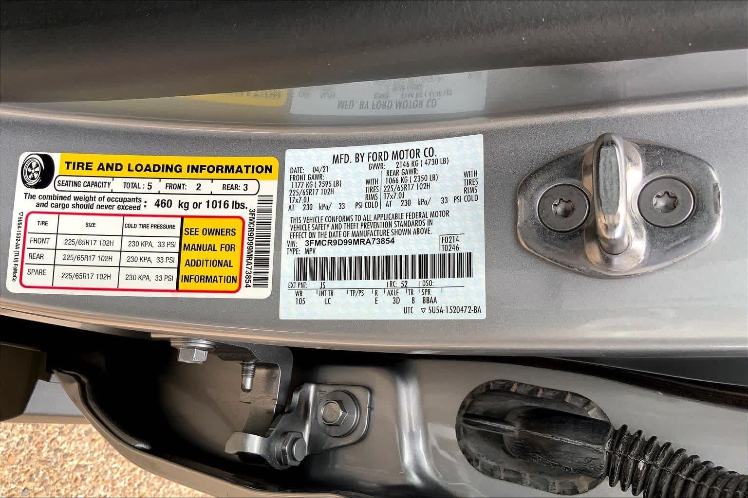Used 2021 Iconic Silver Metallic Ford Badlands image 37