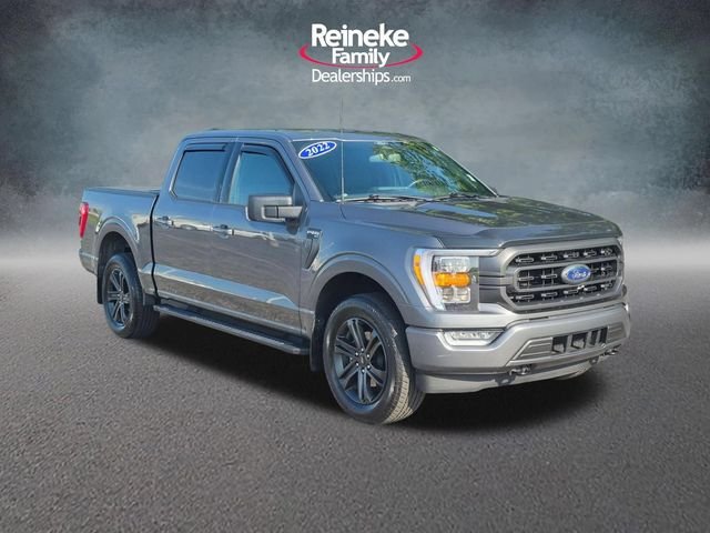 Used 2022 Gray Metallic Ford XLT image 3