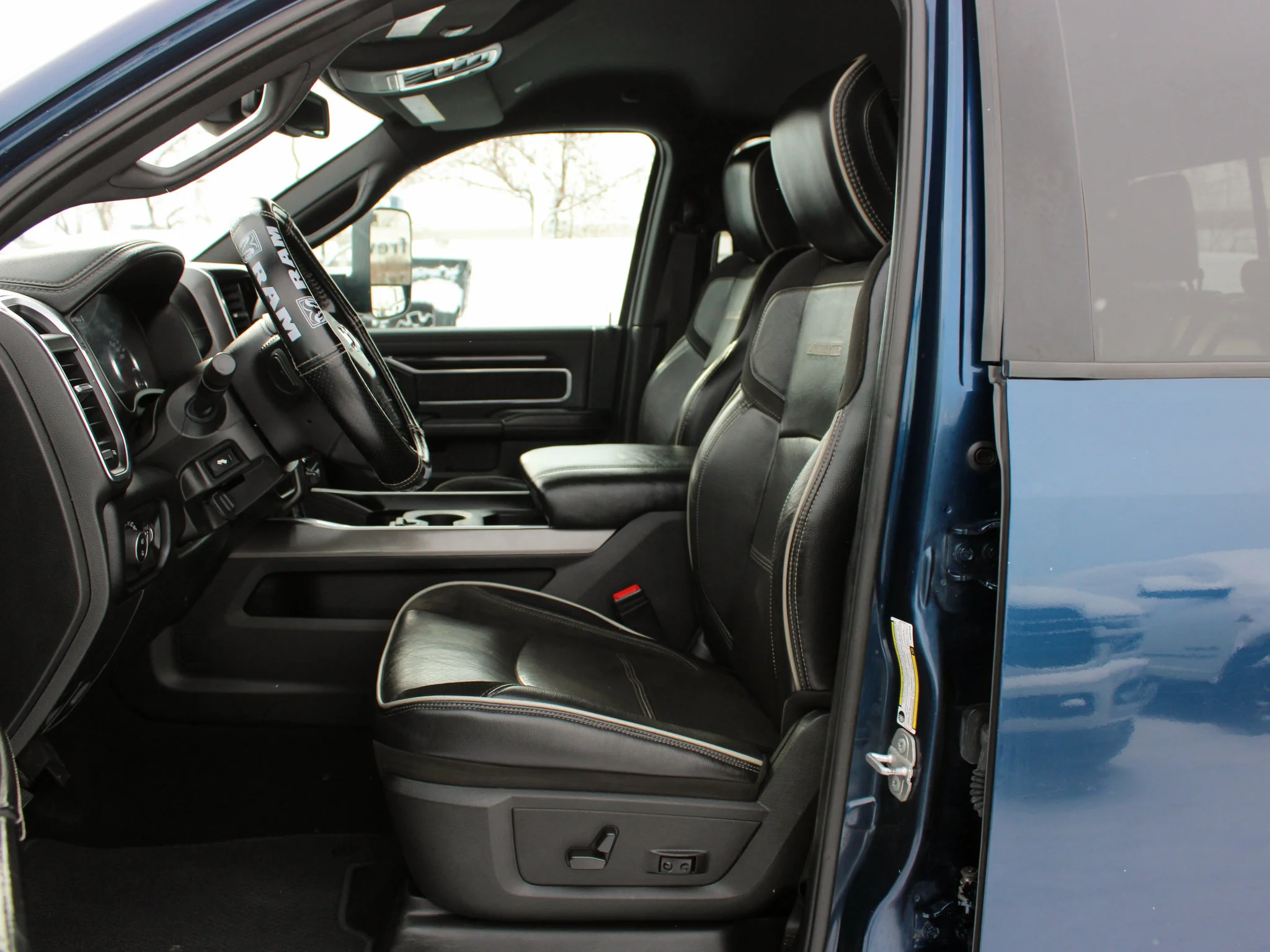 Used 2021 Blue RAM Laramie * Night Edition | Cummins Diesel | Rear Air Suspension | Harman/Kardon | Apple CarPlay image 3