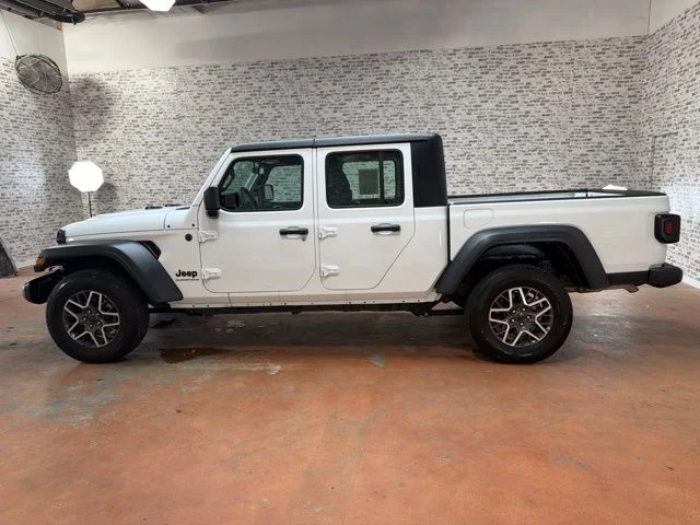 Used 2024 Bright White Clearcoat Jeep Sport image 4