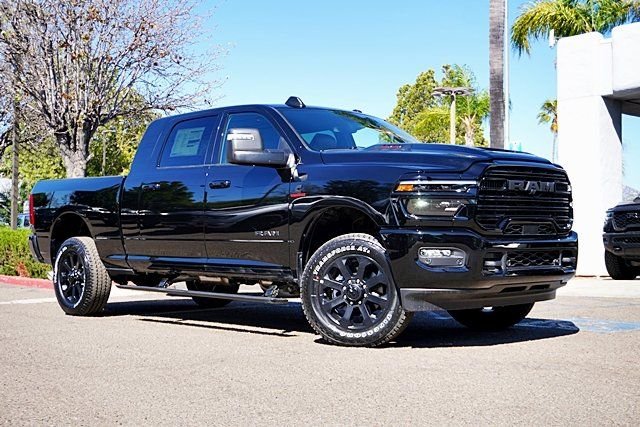 New 2026 Diamond Black Crystal Pearl-Coat Exterior Paint RAM Laramie image 2
