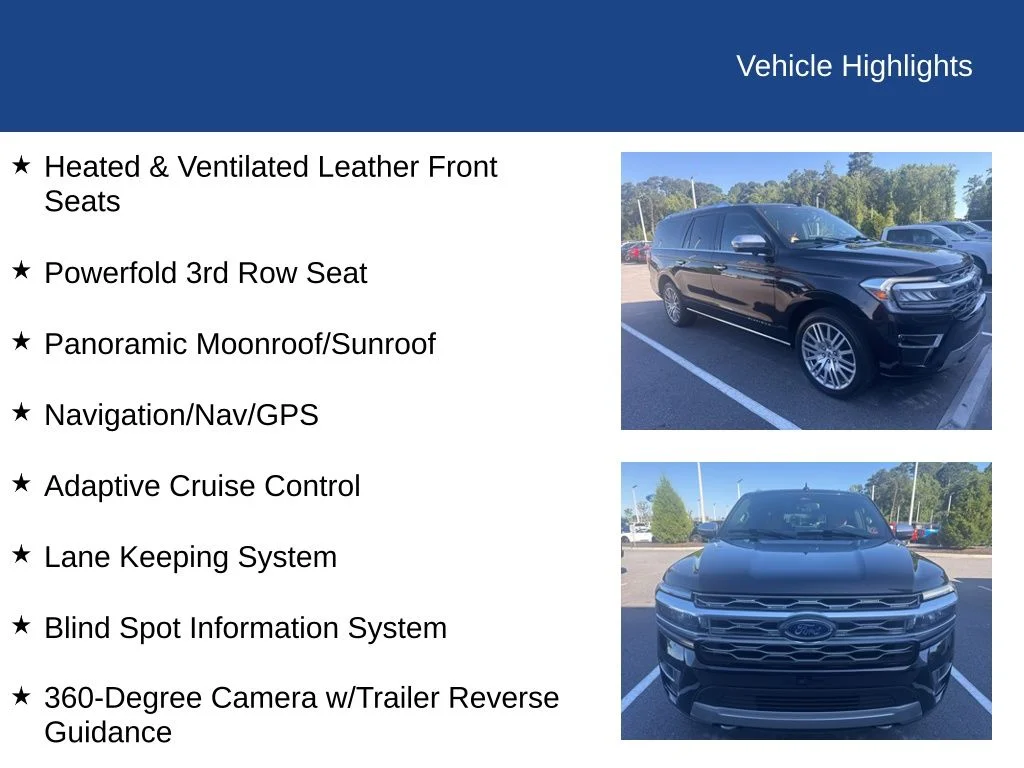Used 2023 Agate Black Metallic Ford Platinum image 21