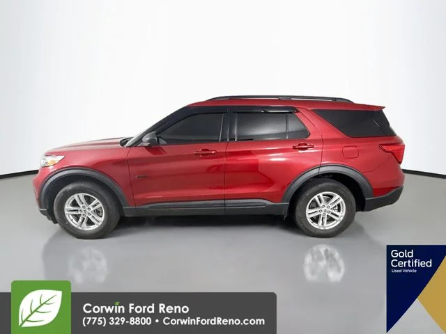 Certified Used 2022 Red Metallic Ford XLT image 5