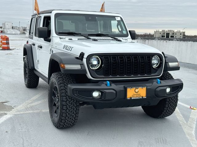 Used 2024 Jeep Wrangler 4xe Willys 4XE with VIN 1C4RJXN6XRW143297 for sale in Brooklyn, NY