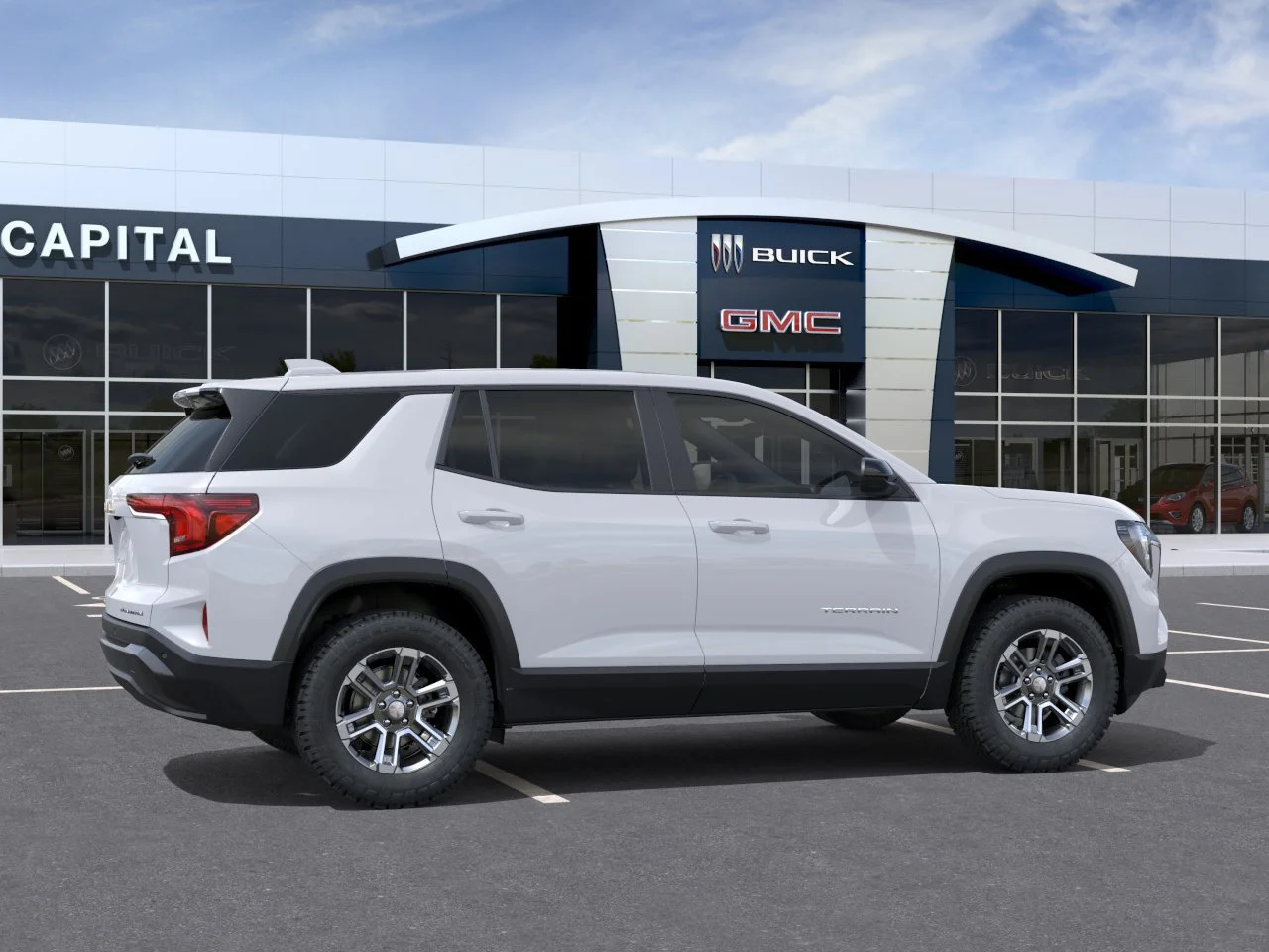 New 2027 Summit White GMC AWD Elevation image 6