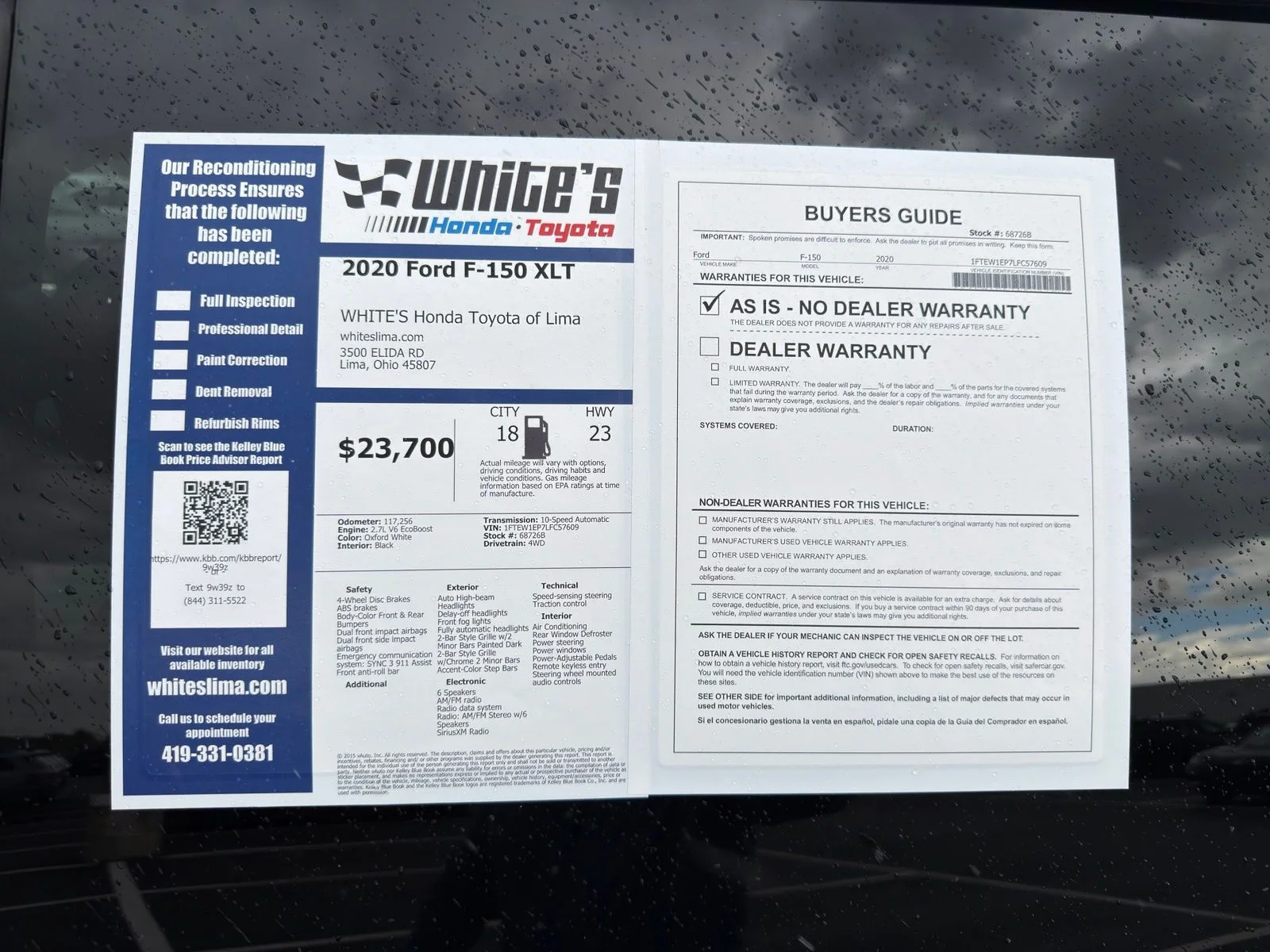 Used 2020 White Ford XLT image 34