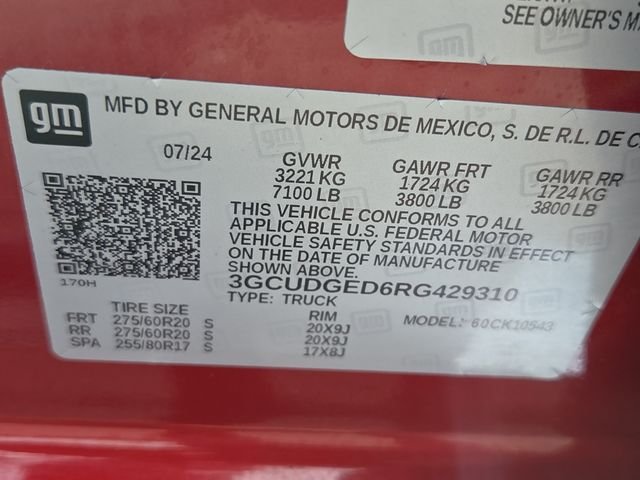 Used 2024 Red Chevrolet LTZ image 7