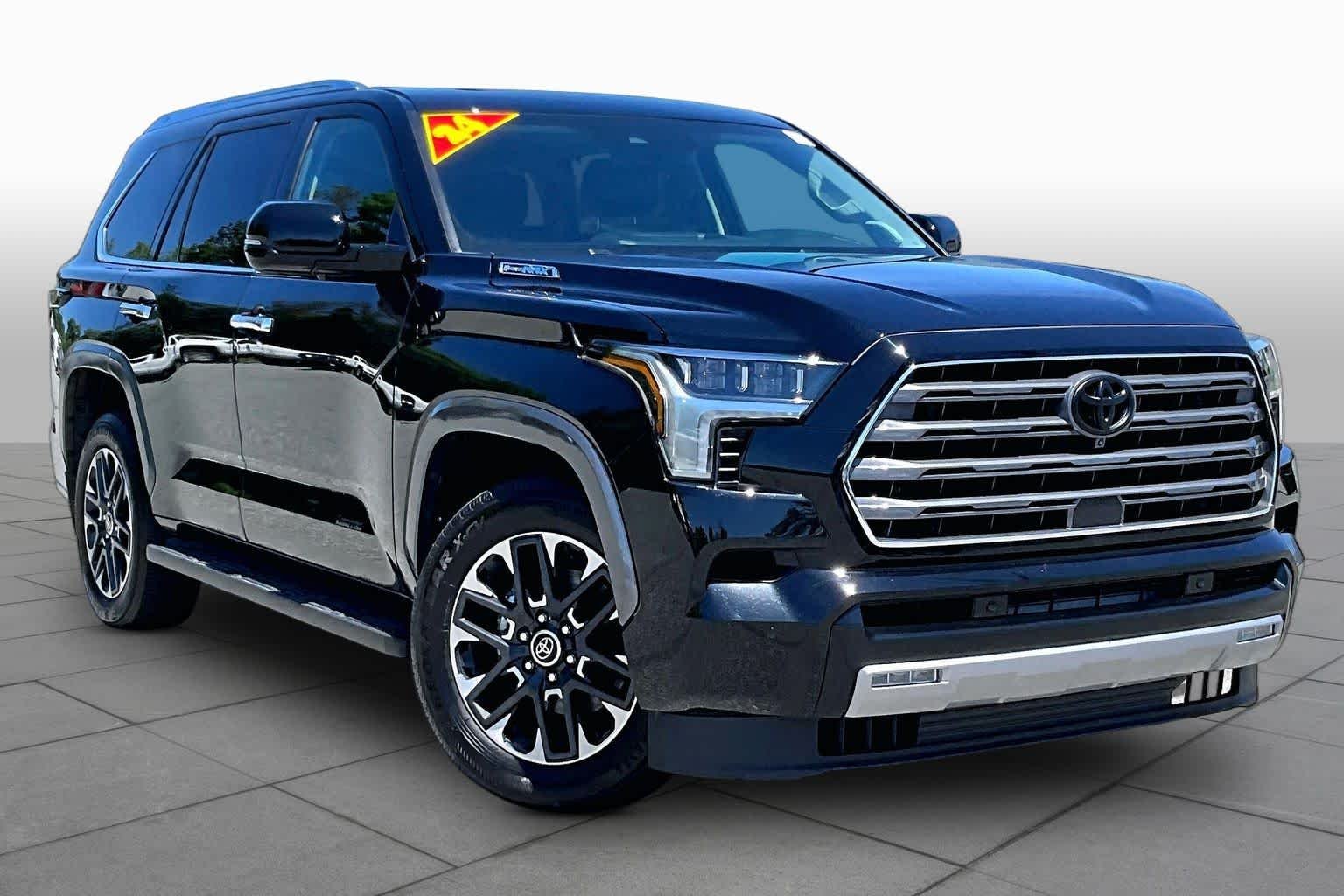 Used 2024 Midnight Black Metallic Toyota Limited image 3