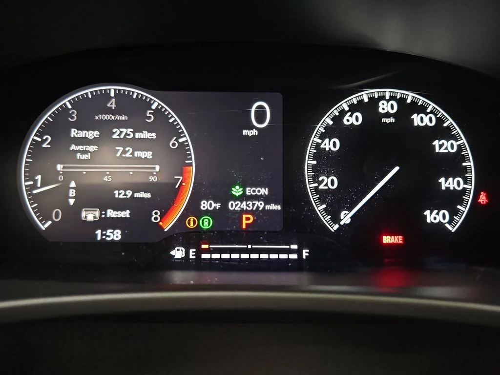 Certified Used 2025 Crystal Black Pearl Honda Sport image 25