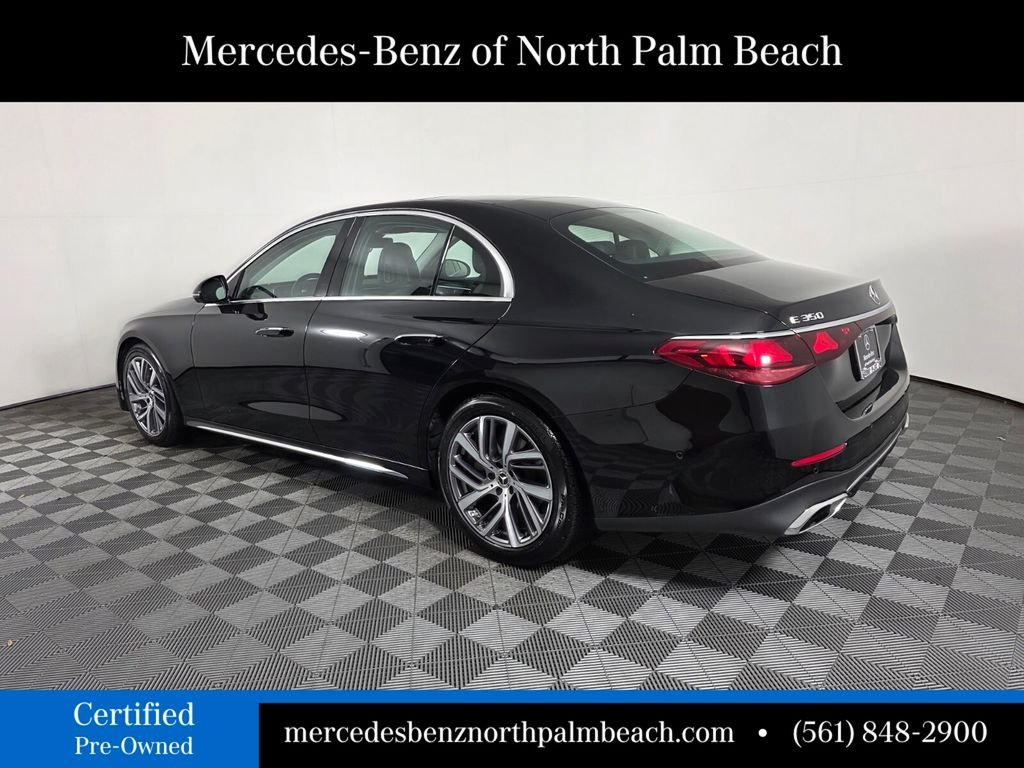 Certified Used 2025 Black Mercedes-Benz E 350 image 4