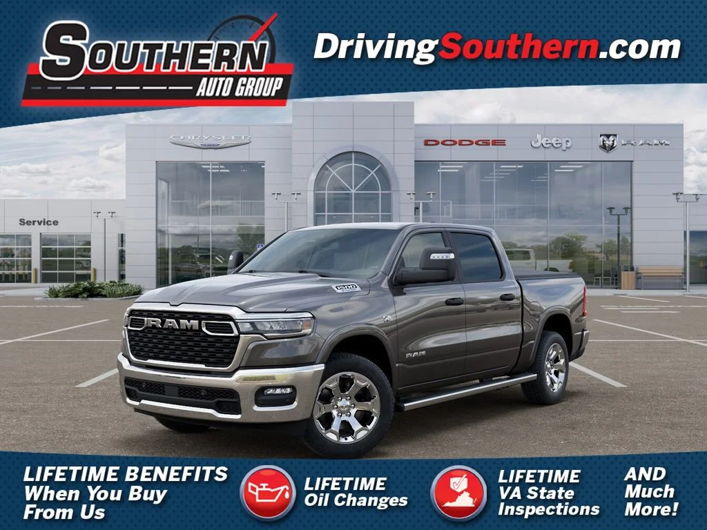 New 2026 Granite Crystal Metallic Clearcoat RAM Big Horn/Lone Star image 1