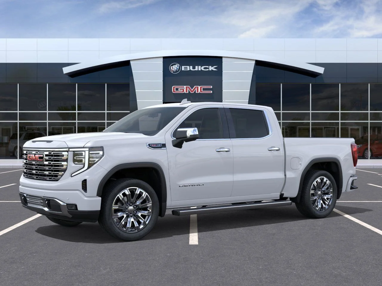 New 2026 Glacier White Tricoat GMC Denali image 2