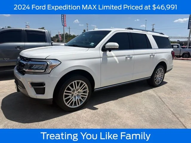 Certified Used 2024 White Metallic Ford Limited image 1