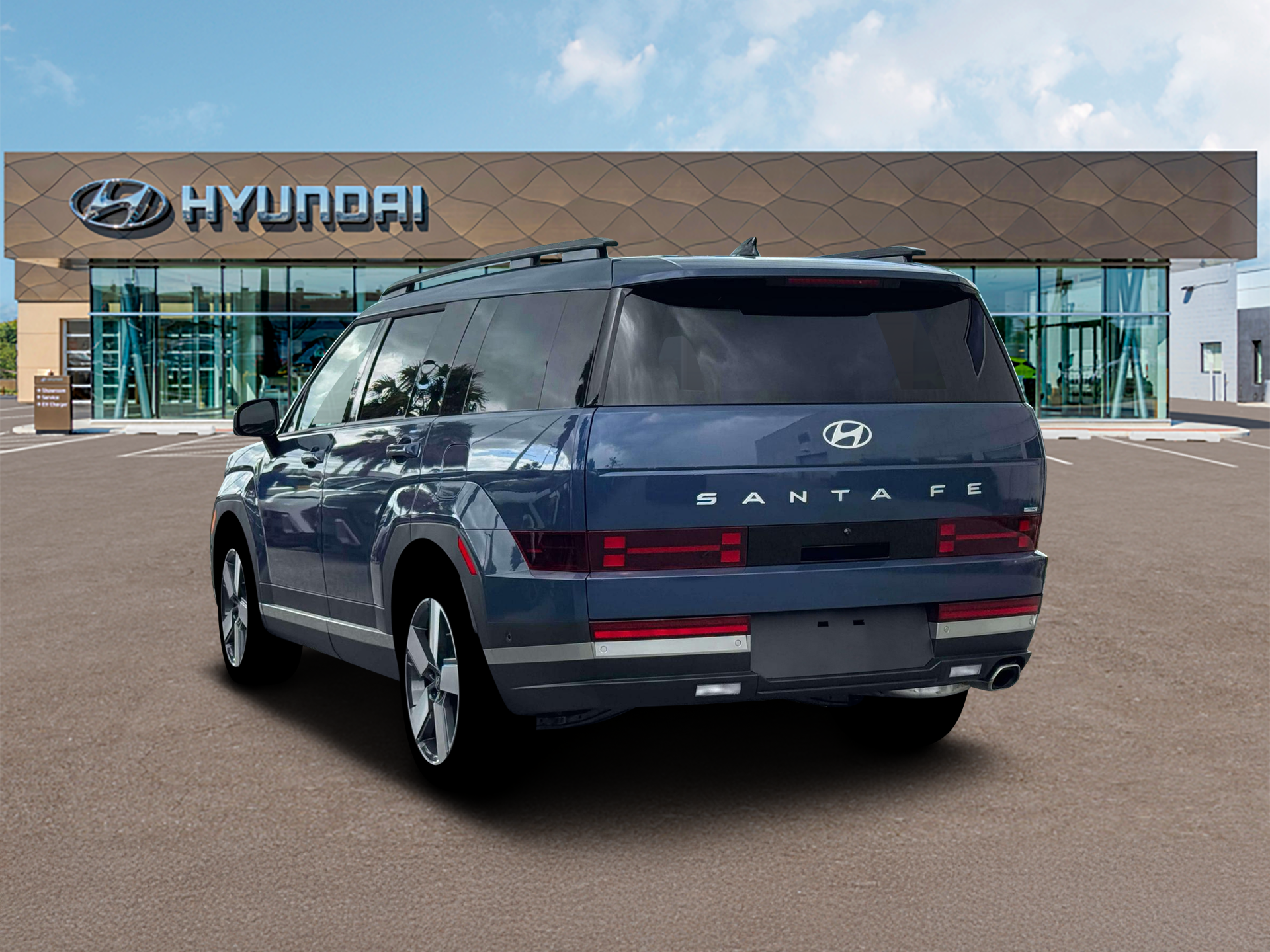 New 2026 Atlantis Blue Hyundai Limited AWD image 5