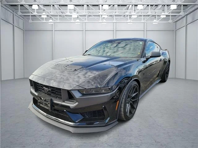Used 2025 Shadow Black Ford Dark Horse Fastback image 1