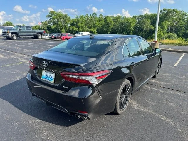 Used 2022 Midnight Black Metallic Toyota XSE image 3