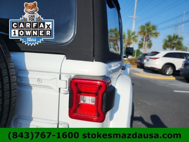 Used 2023 White Jeep Sahara 4xe image 25