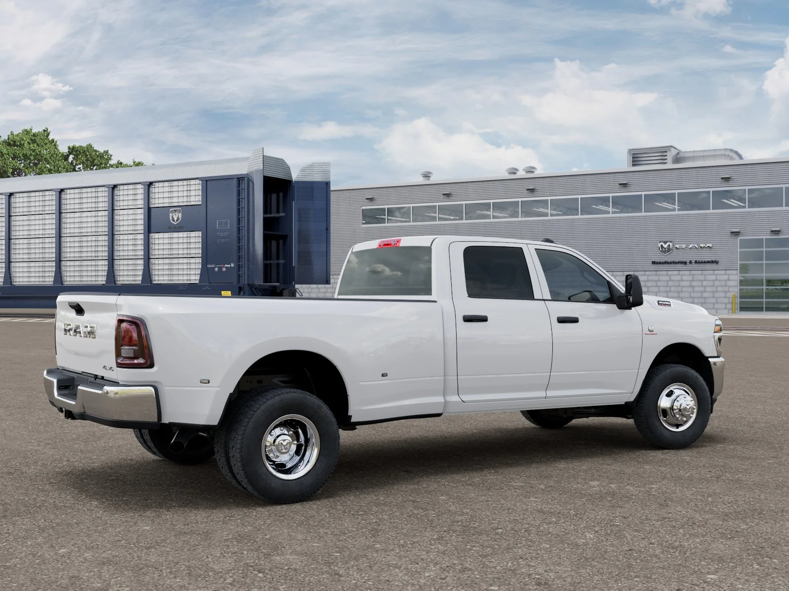 New 2026 Bright White Clear-Coat Exterior Paint RAM TRADESMAN image 2
