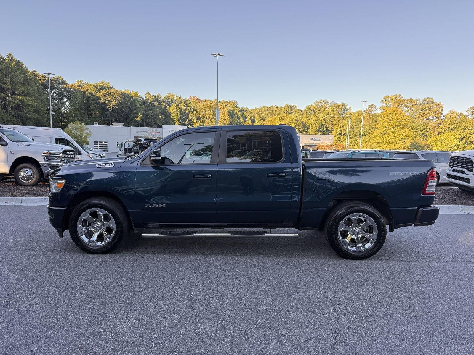Used 2021 RAM Ram 1500 Pickup Big Horn/Lone Star with VIN 1C6RREFT9MN609521 for sale in Woodstock, GA