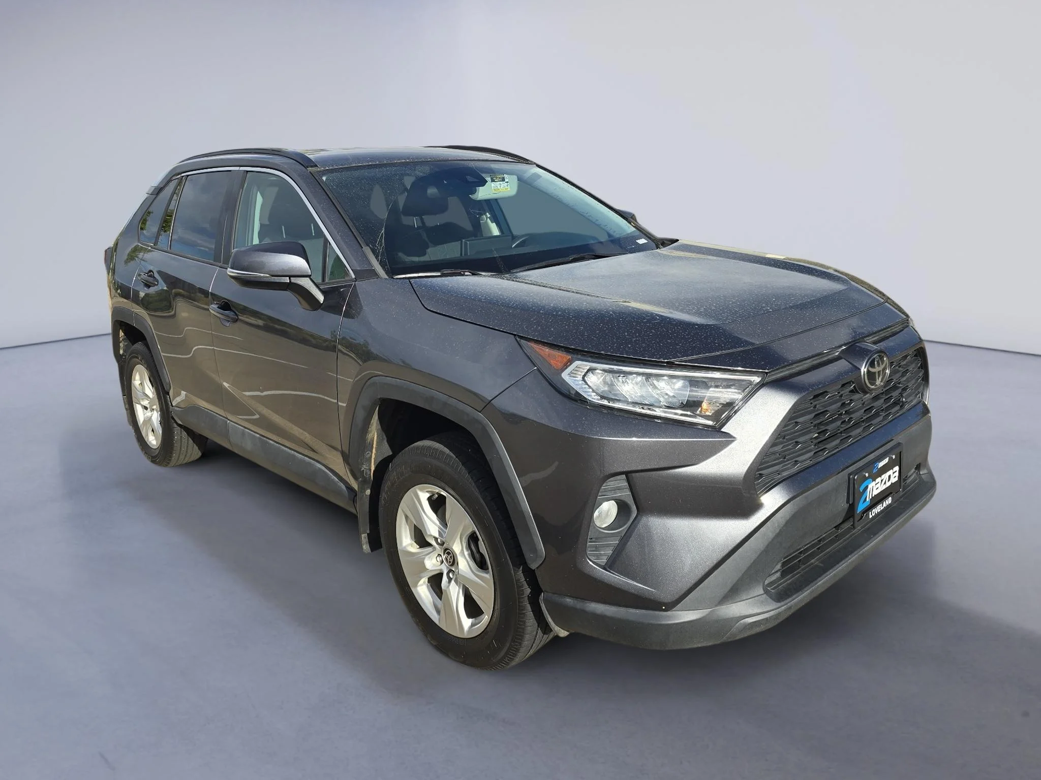 Used 2021 Magnetic Gray Metallic Toyota XLE image 7
