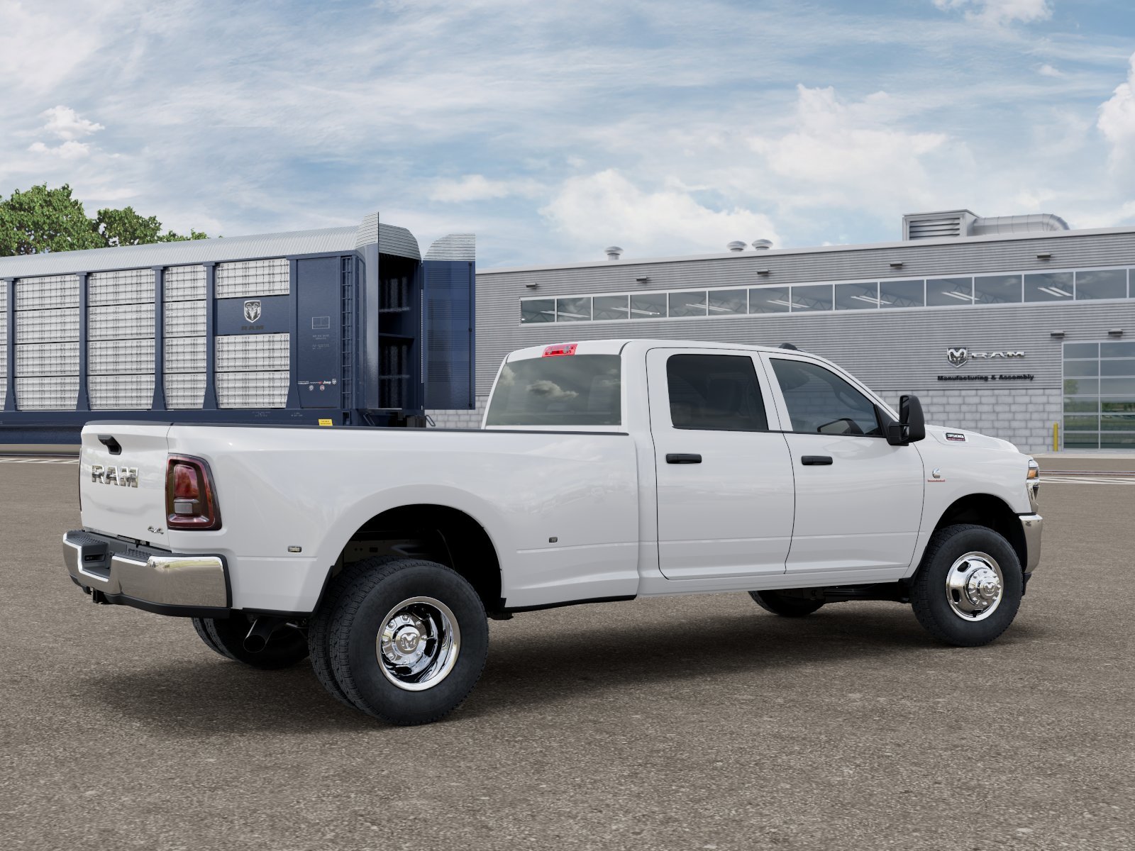 New 2026 Bright White Clear-Coat Exterior Paint RAM TRADESMAN image 2