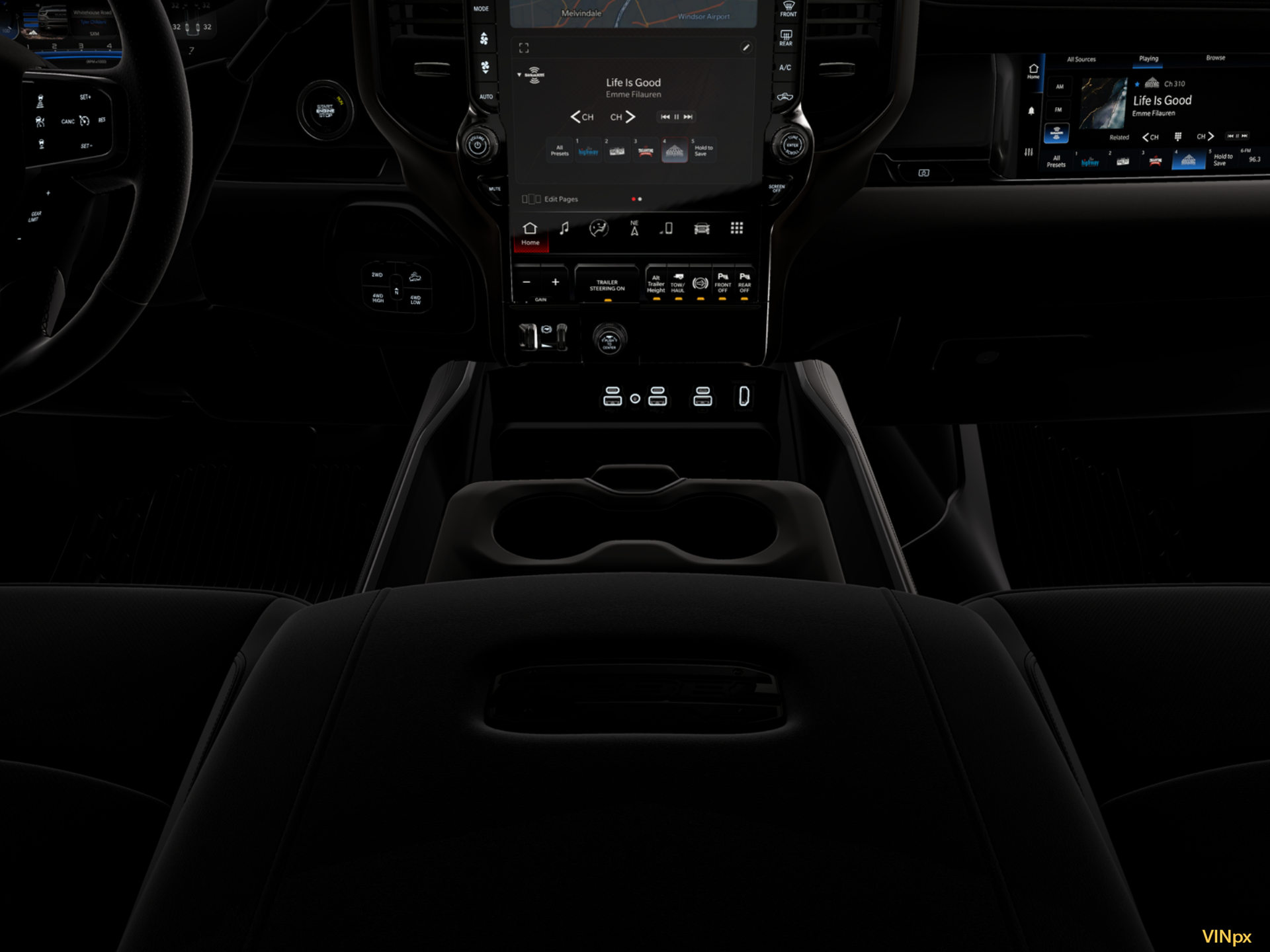 New 2026 Diamond Black Crystal Pearl-Coat Exterior Paint RAM REBEL image 15