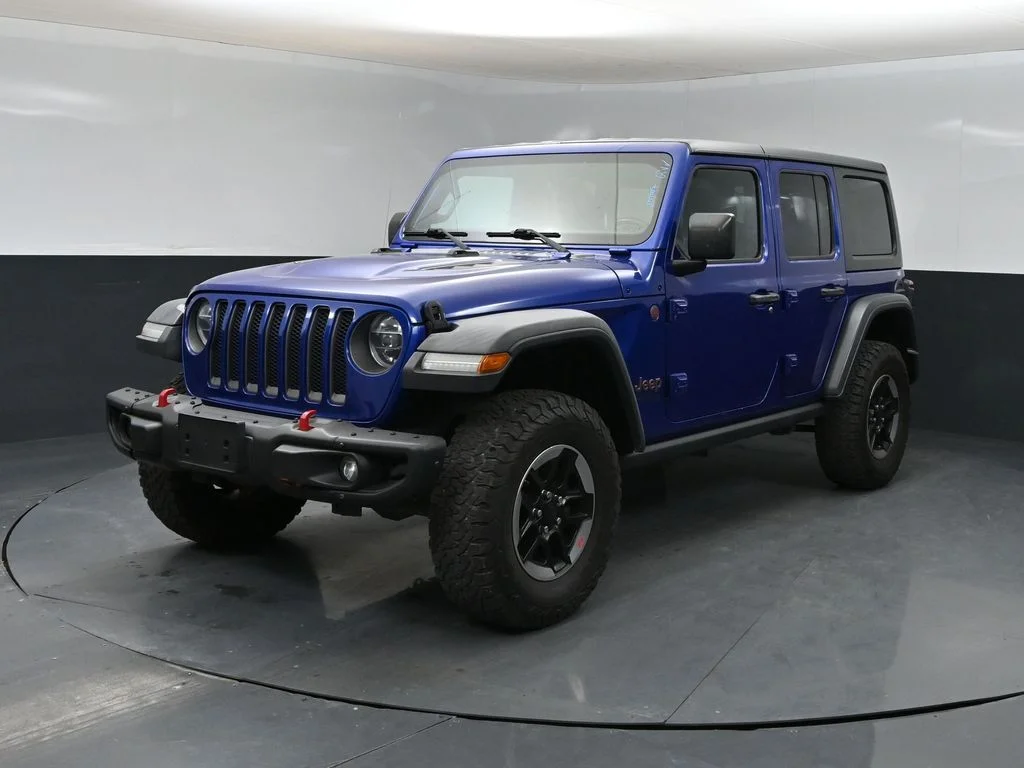 Used 2018 Blue Jeep Unlimited Rubicon image 7