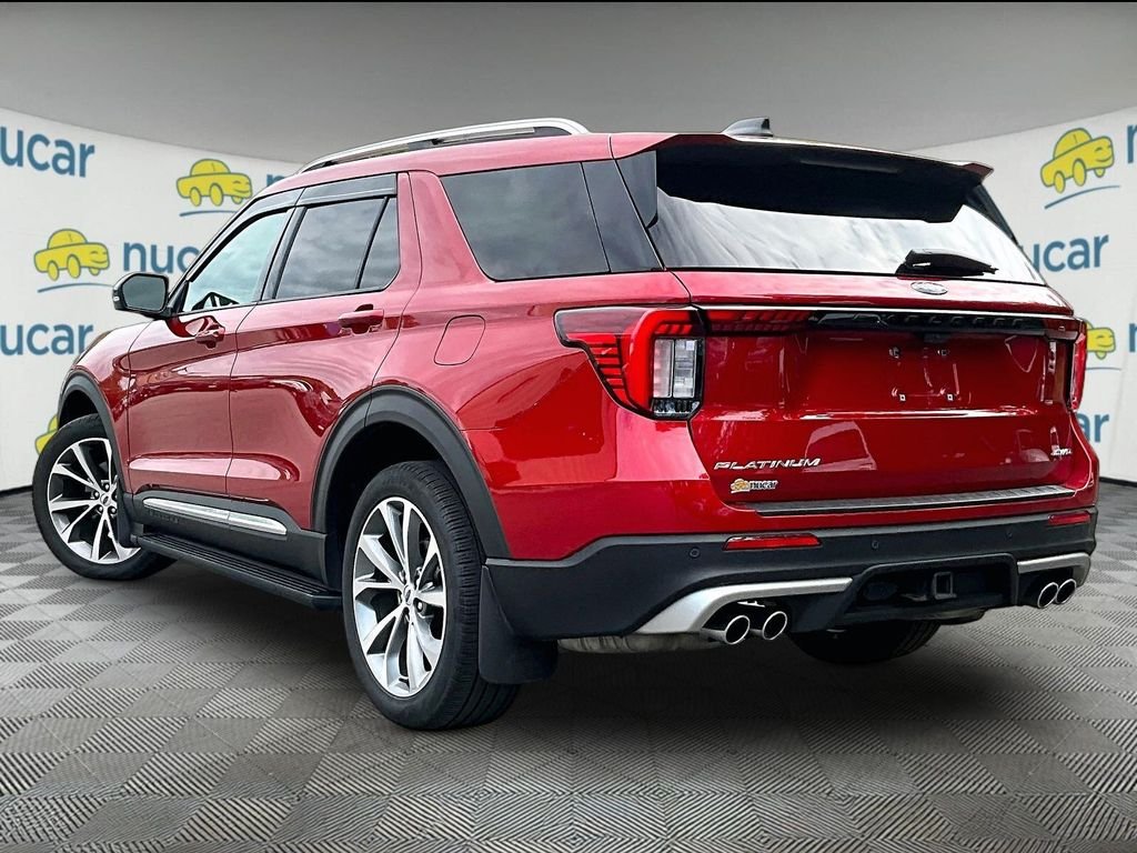 Used 2025 Red Metallic Ford Platinum image 4