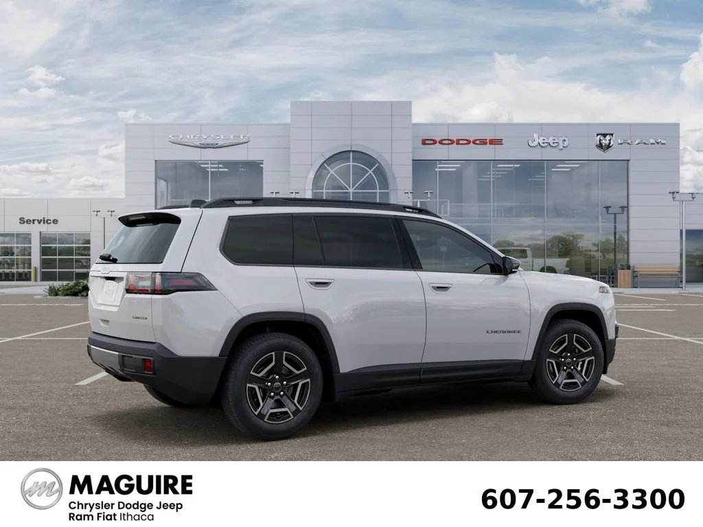 New 2026 Bright White Clear-Coat Exterior Paint Jeep Limited image 4