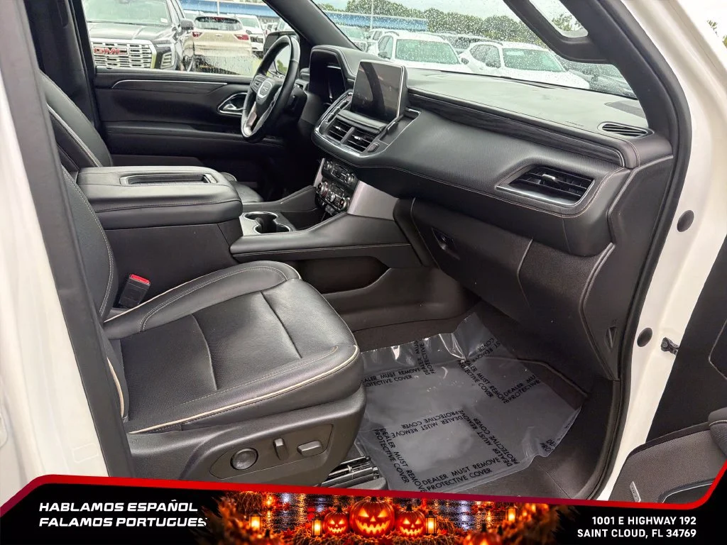 Used 2022 WHITE FROST TRICOAT GMC SLT image 35