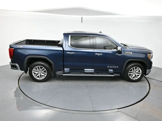 Used 2021 PACIFIC BLUE METALLIC GMC SLT image 37