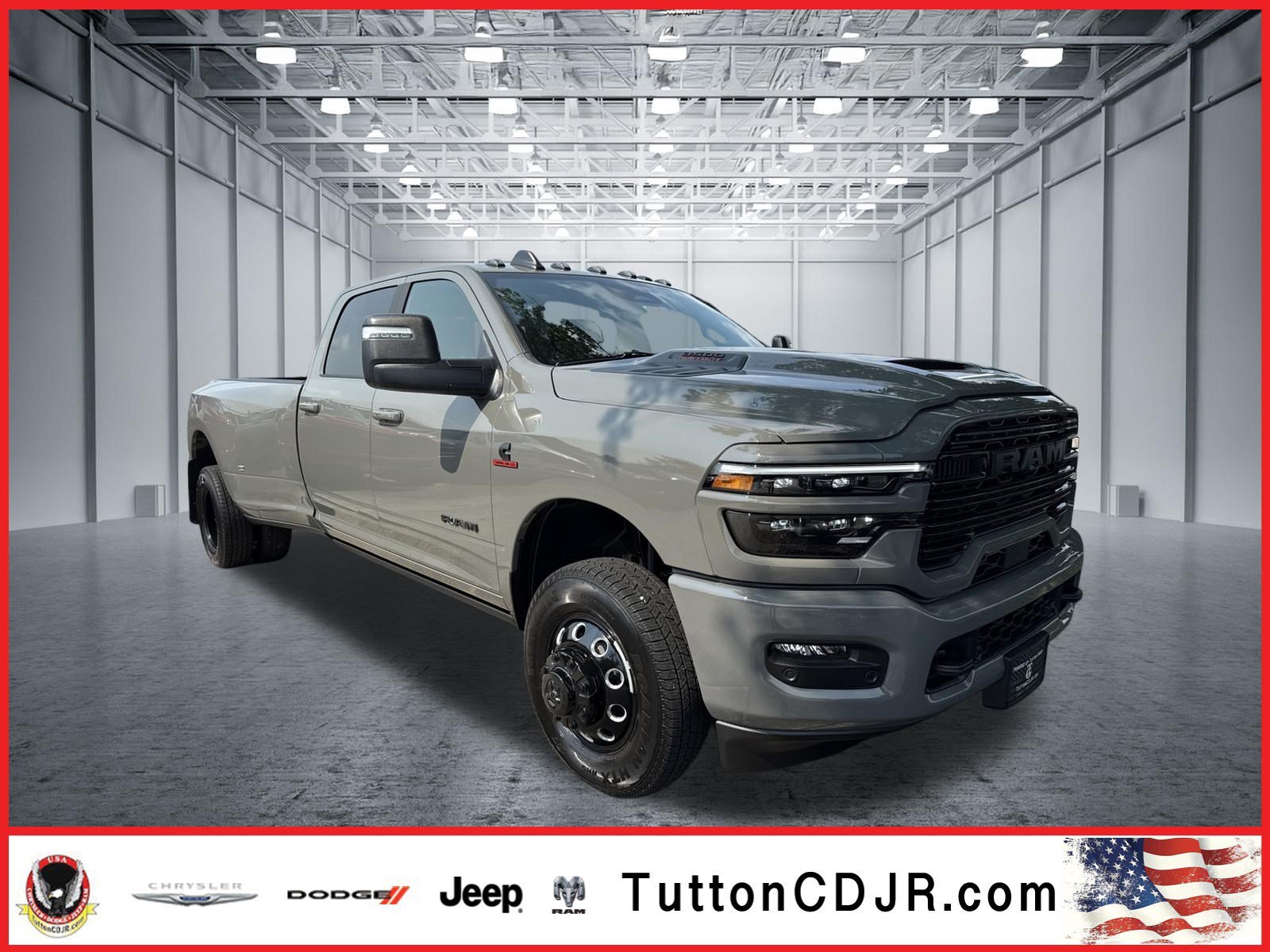 New 2026 Ceramic Gray Clearcoat RAM Laramie DRW / DUALLY image 1