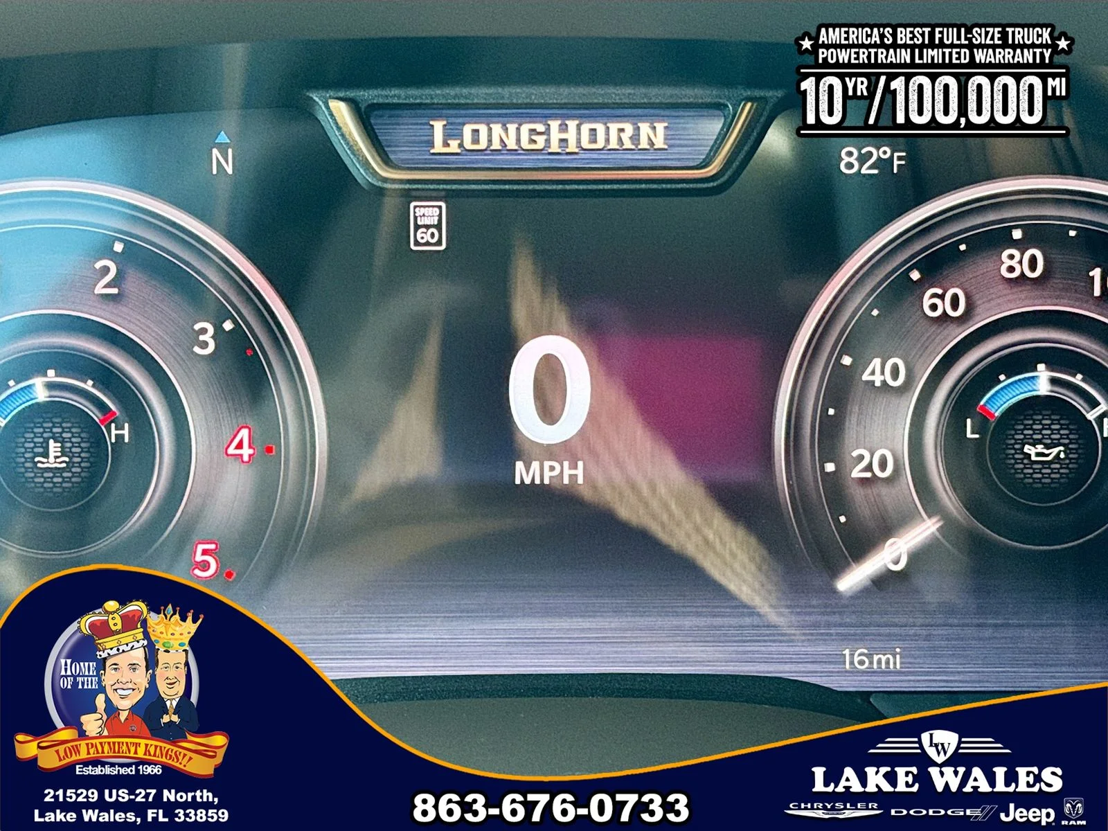 New 2026 Bright White Clear-Coat Exterior Paint RAM Limited Longhorn image 11