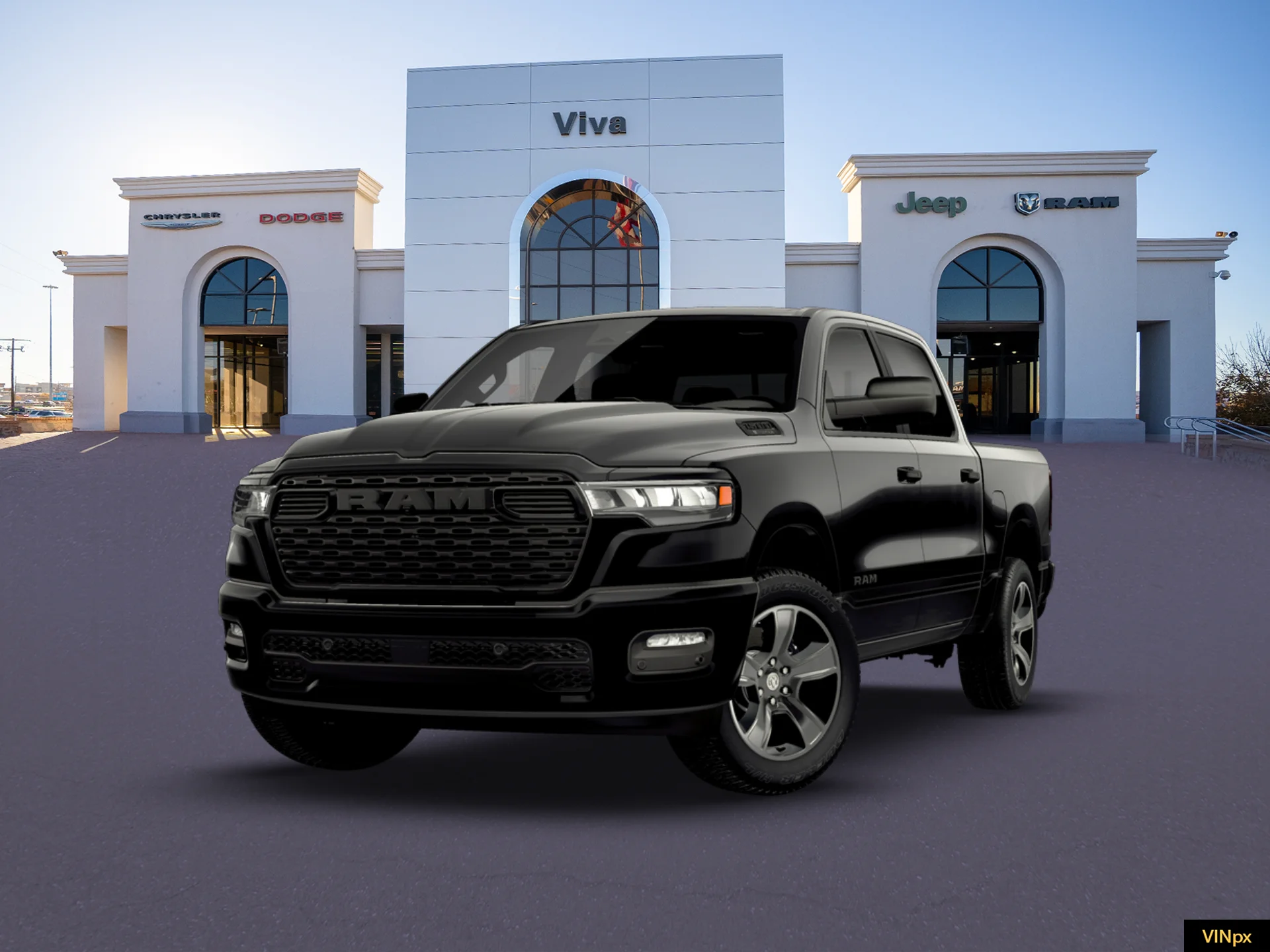 New 2026 Diamond Black Crystal Pearl-Coat Exterior Paint RAM  image 13