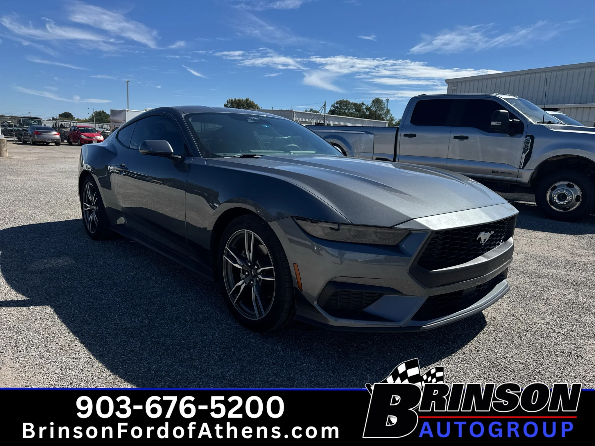 Used 2025 Carbonized Gray Metallic Ford EcoBoost image 3