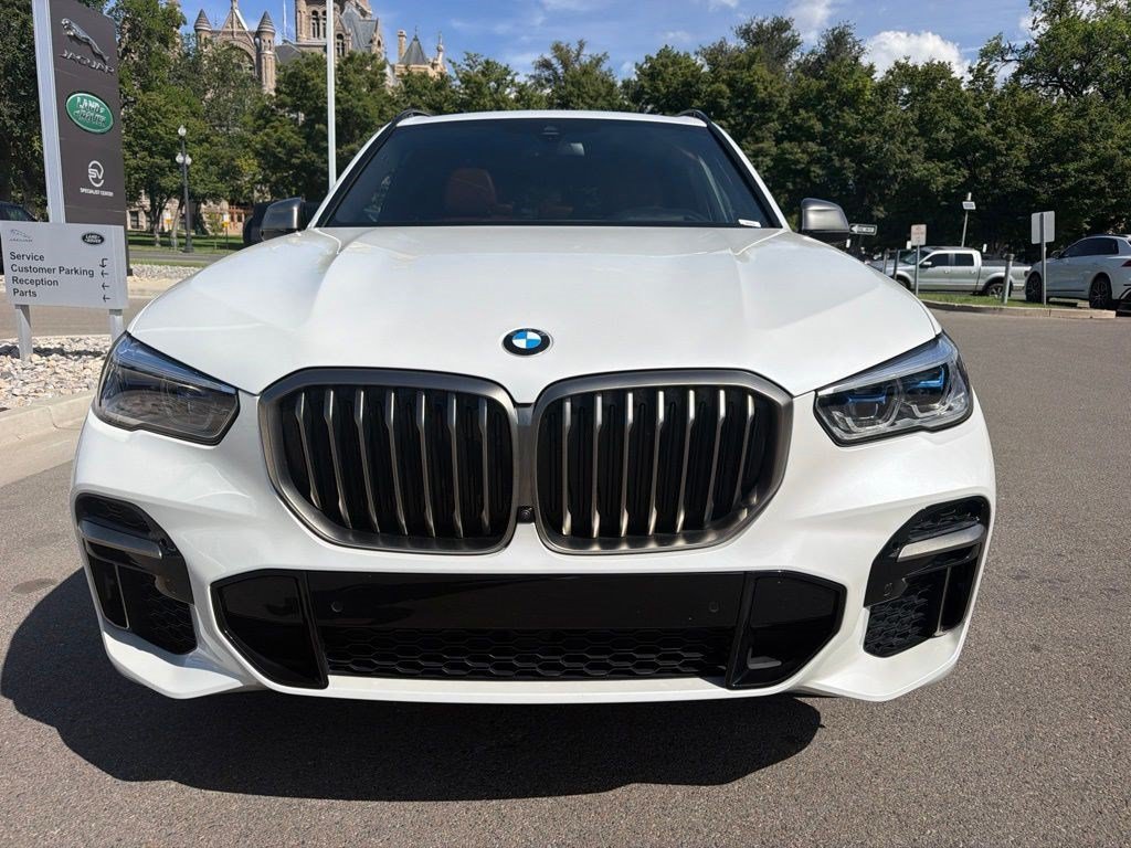 Used 2023 Mineral White Metallic BMW M50i image 2