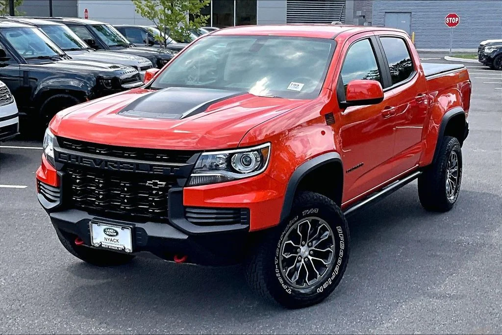 Used 2021 Orange Chevrolet ZR2 image 1