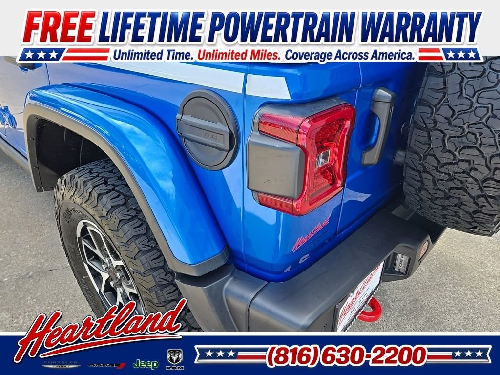 New 2026 Hydro Blue Pearl-Coat Exterior Paint Jeep Rubicon image 24