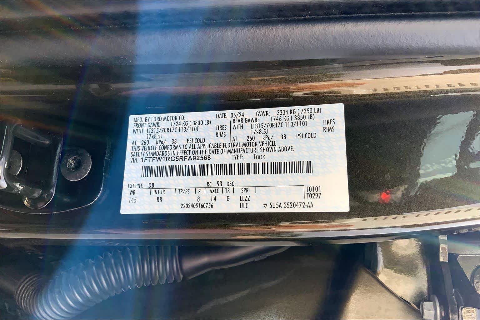 Used 2024 Shelter Green Ford Raptor image 37