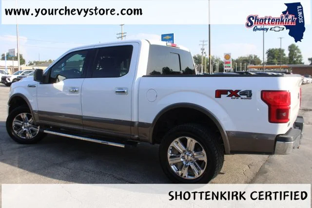 Used 2018 White Ford Lariat image 3