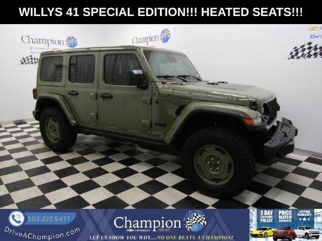 Green 2026 Jeep Wrangler SUV / Crossover Four-Wheel Drive 