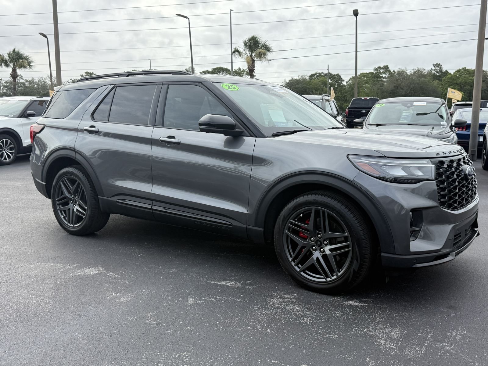 Certified Used 2025 Gray Metallic Ford ST image 2