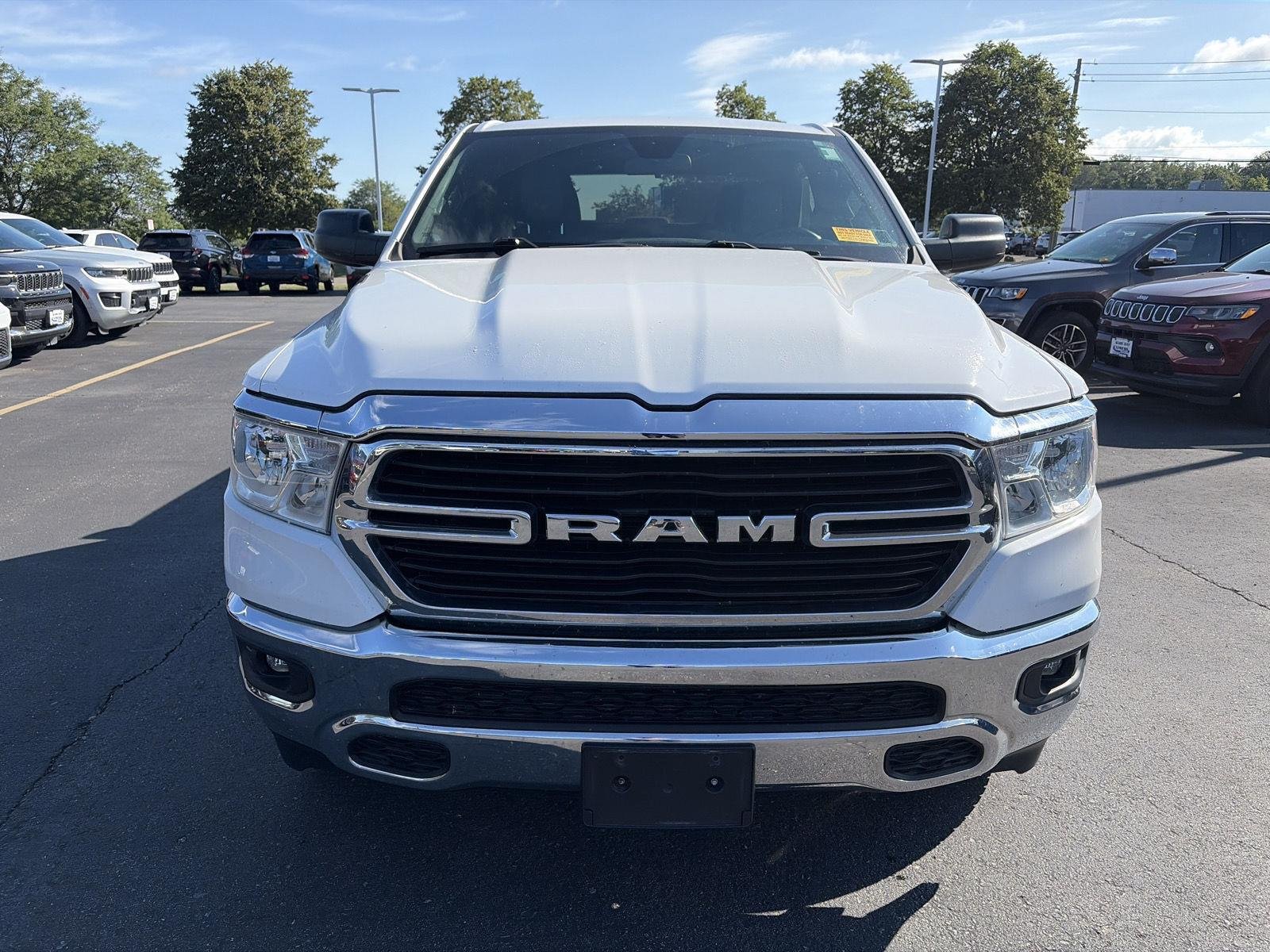 Used 2021 Bright White Clearcoat Ram Big Horn image 2